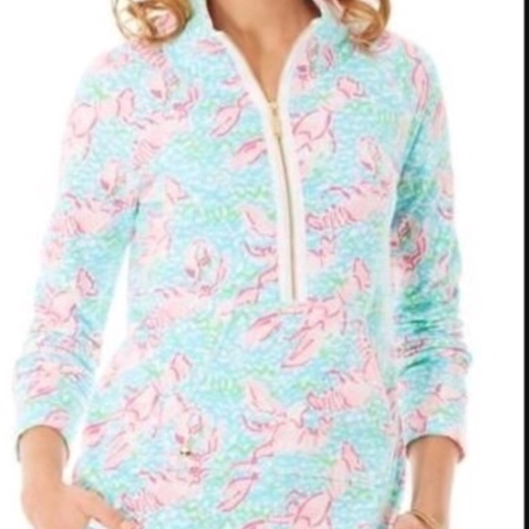 Lilly Pulitzer Tops - Lilly Pulitzer Lobstrah Roll Popover